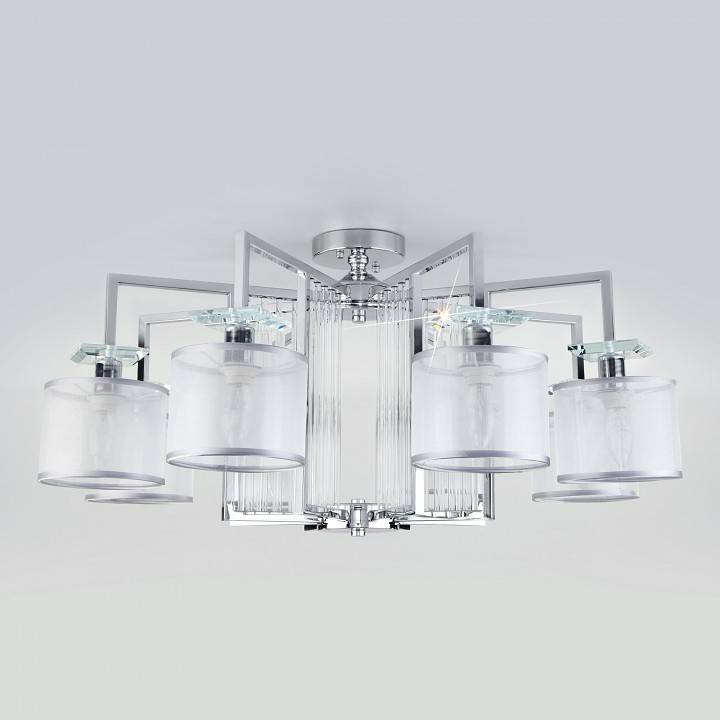 Люстра на штанге Eurosvet Fargo Smart хром 60123/8