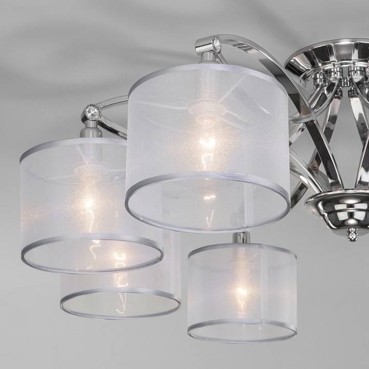 Потолочная люстра Eurosvet Fabiola 60124/8 хром Smart 60124/8