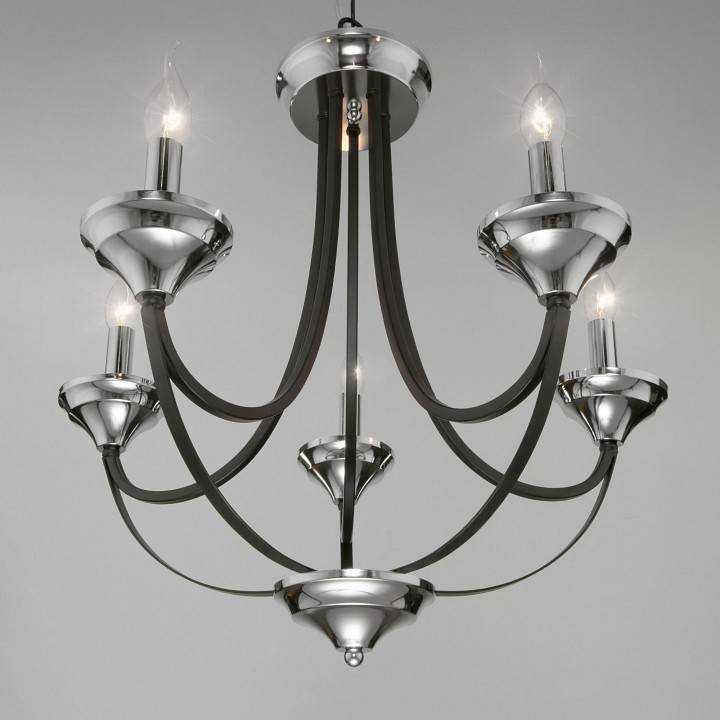 Подвесная люстра Eurosvet Lazzaro 60098/5 хром 60098/5