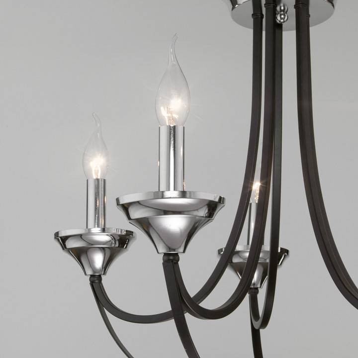 Подвесная люстра Eurosvet Lazzaro 60098/5 хром 60098/5