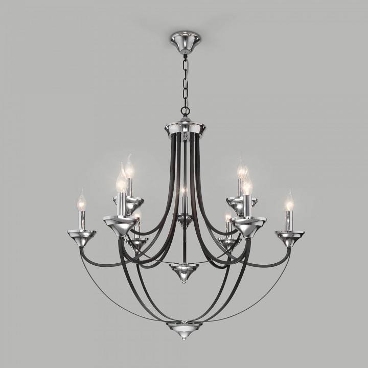 Подвесная люстра Eurosvet Lazzaro 60098/9 хром 60098/9