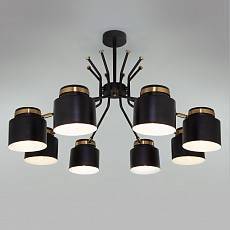 Люстра на штанге Eurosvet Batler 70133/8 черный 70133/8