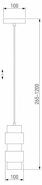 Подвесной светильник Eurosvet Mark 50235/1 латунь 50235/1