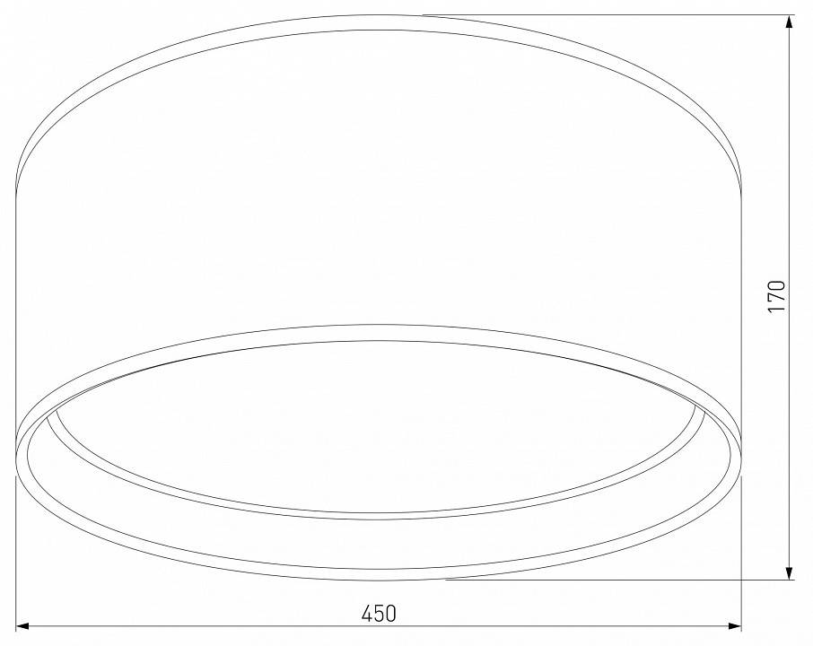 Накладной светильник TK Lighting Bilbao Beige Gold 4404