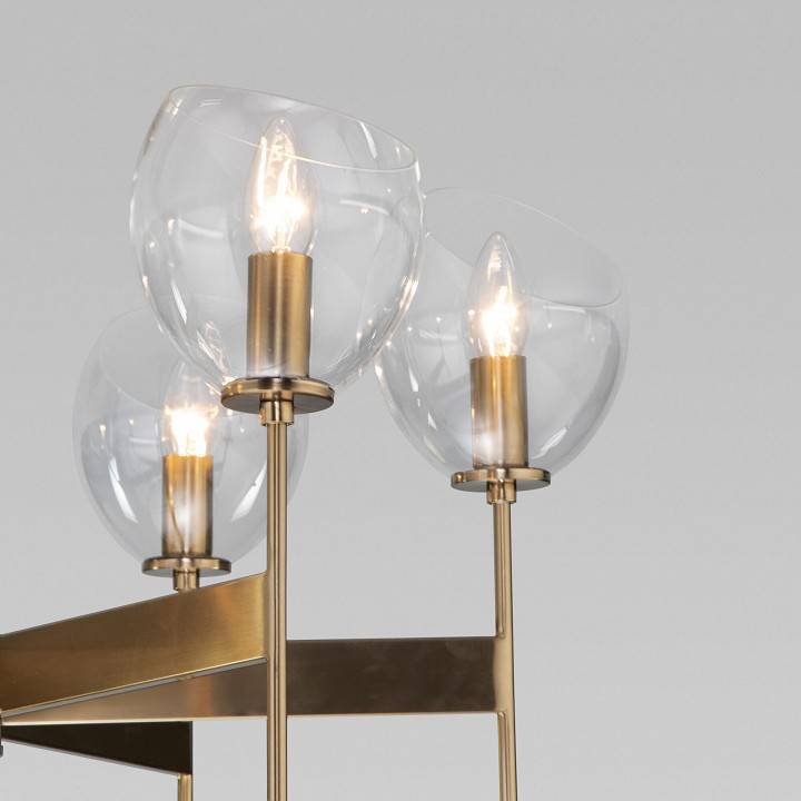 Люстра на штанге Eurosvet Arrista 60130/6 латунь Smart 60130/6