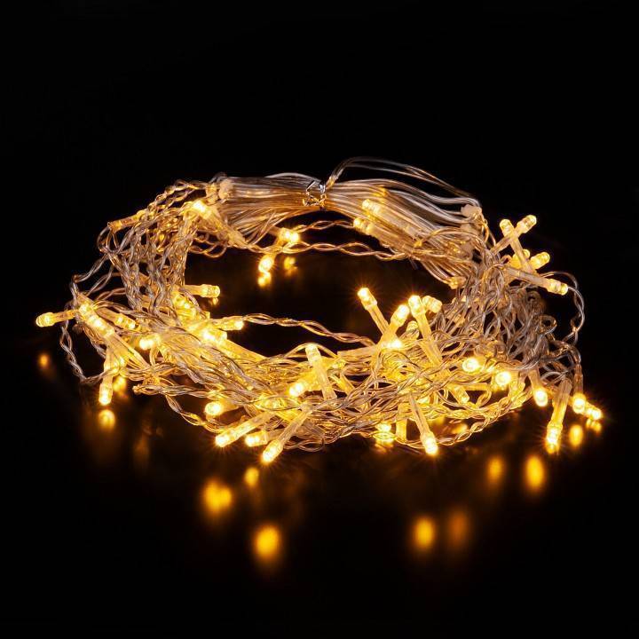 Бахрома световая Eurosvet 100-001 теплый белый 1.8x0.5 м IP20 100-001