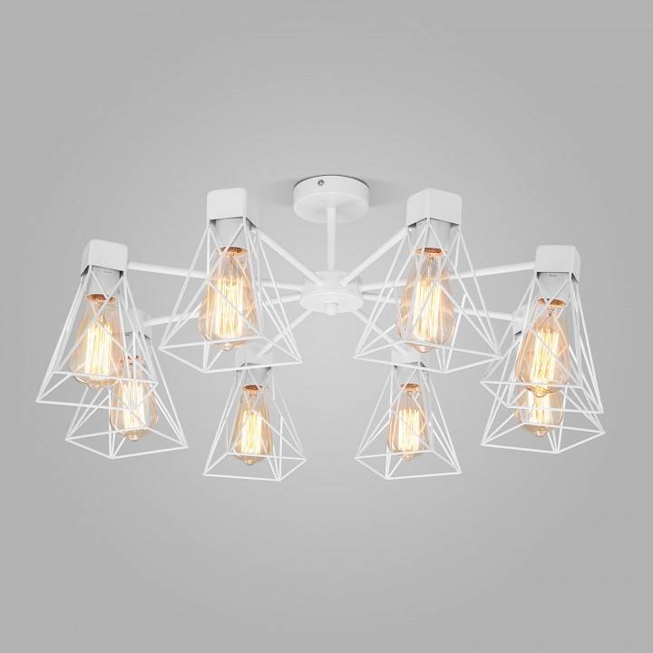 Люстра на штанге Eurosvet Trappola 70107/8 белый 70107/8