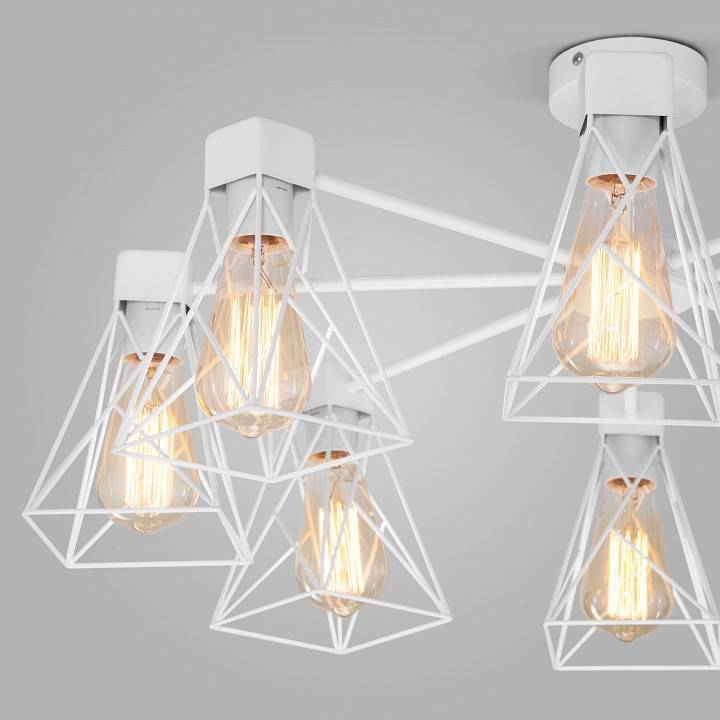 Люстра на штанге Eurosvet Trappola 70107/8 белый 70107/8