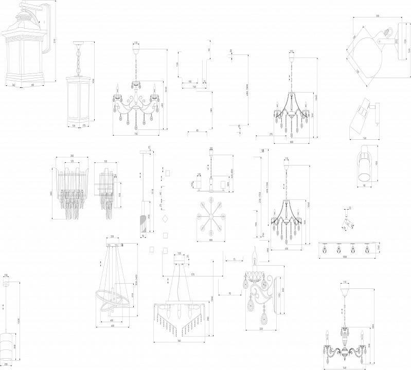 Подвесная люстра Eurosvet Caprera a063869