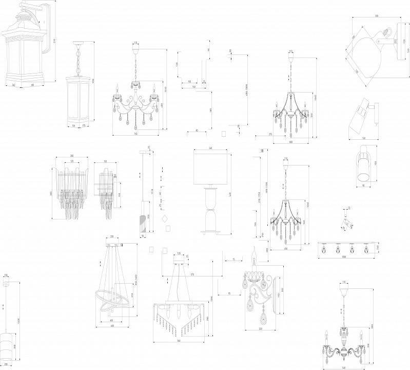 Настольная лампа декоративная Eurosvet Caprera a063870