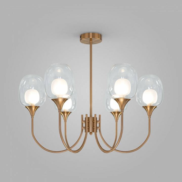 Люстра на штанге Eurosvet Spritz 70217/6 латунь