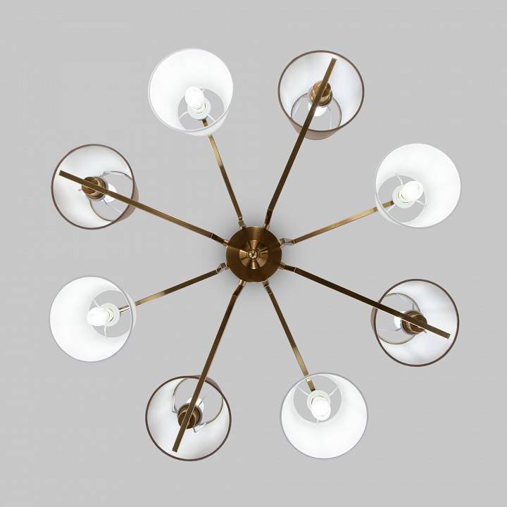 Люстра на штанге Eurosvet Ozark 60149/8 латунь