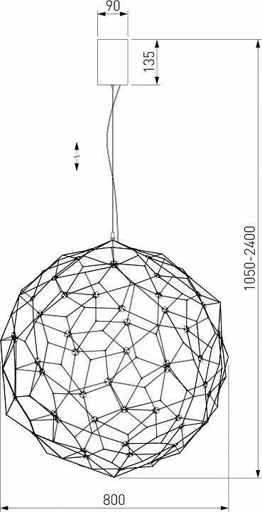 Подвесной светильник Bogate's Alioth 452/1