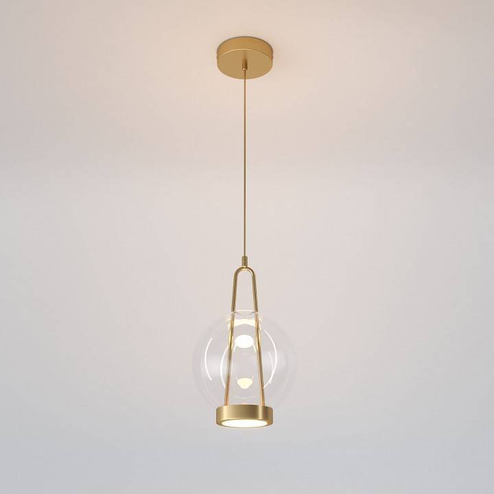 Подвесной светильник Eurosvet Frasco 50267/1 LED латунь