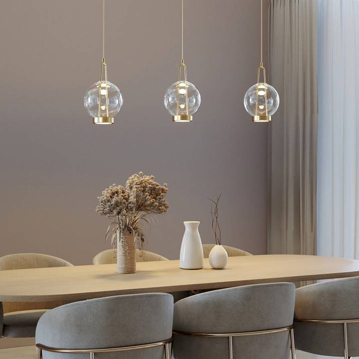 Подвесной светильник Eurosvet Frasco 50267/1 LED латунь