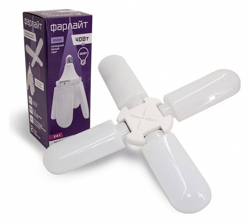 Лампа светодиодная Farlight T80-4 E27 40 Вт 6500 К FAR000160