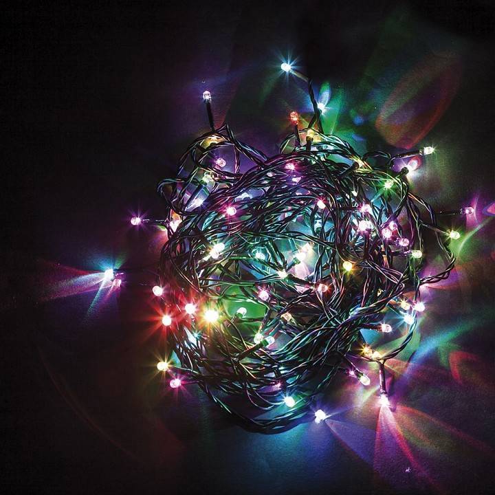 Гирлянда Нить Feron CL90 мультиколор 10 м 100 LED IP20 32370
