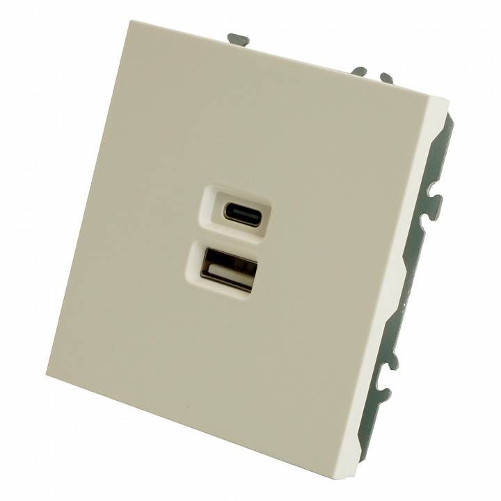 Розетка USB и type C без рамки Stekker RST10-5115-01 49879