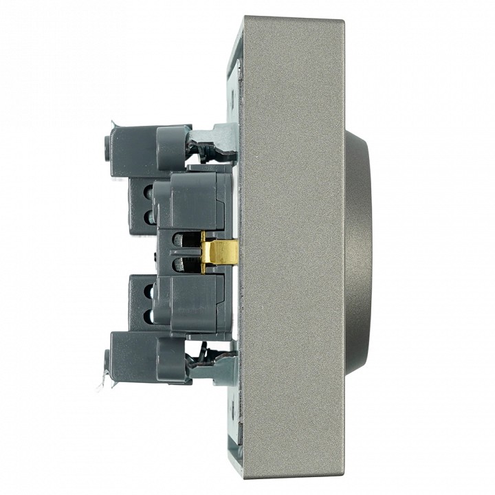 Розетка двойная с заземлением и со шторкой, без рамки Stekker RST16-5114-09 49934