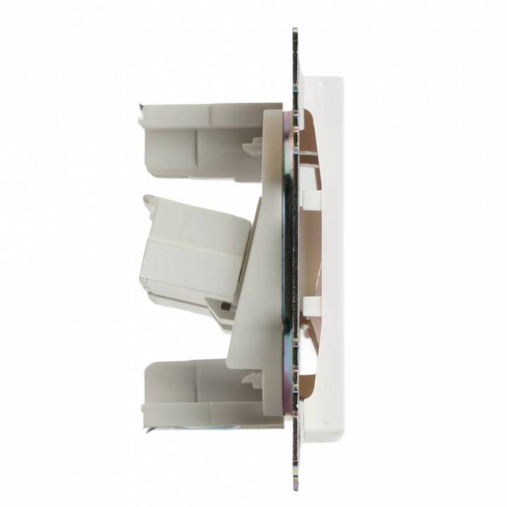 Розетка двойная Ethernet RJ-45 без рамки Stekker Катрин 50003