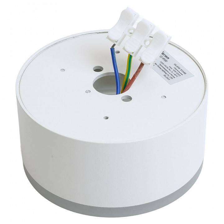 Светильник накладной Feron HL456 под лампу GU10 белый 51346