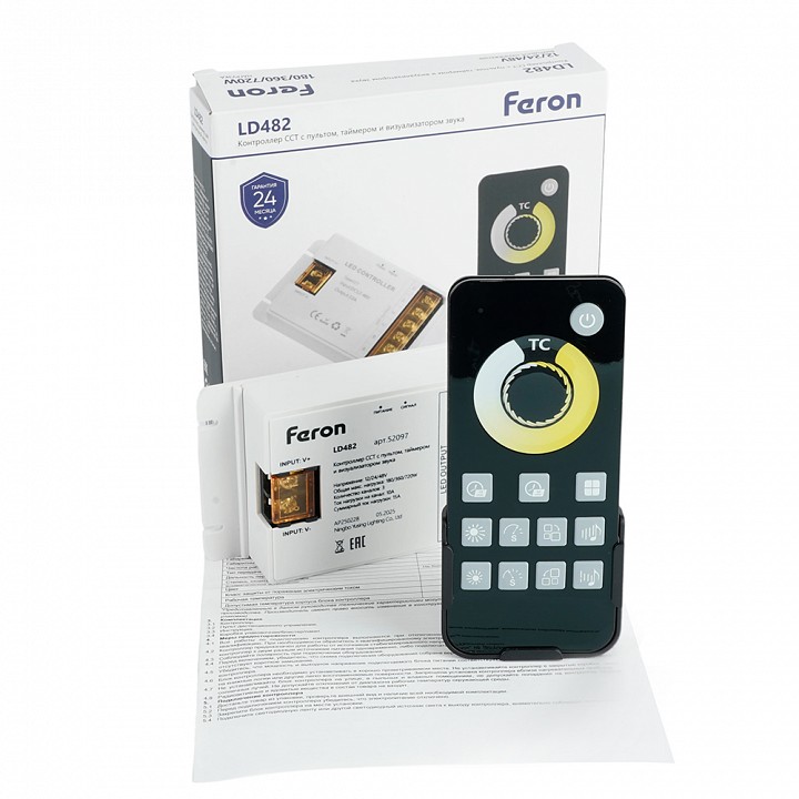 Контроллер с пультом ДУ Feron LD482 52097