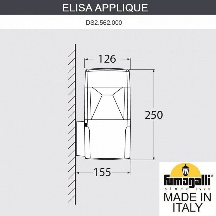 Накладной светильник Fumagalli ELISA DS2.562.000.AXD1L