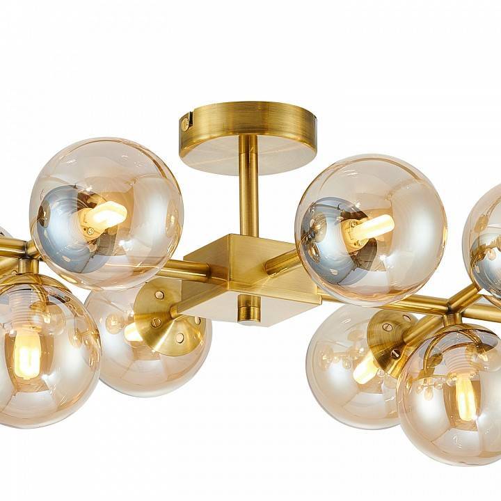 Люстра на штанге Favourite Varietas 10 ламп 2649-10U