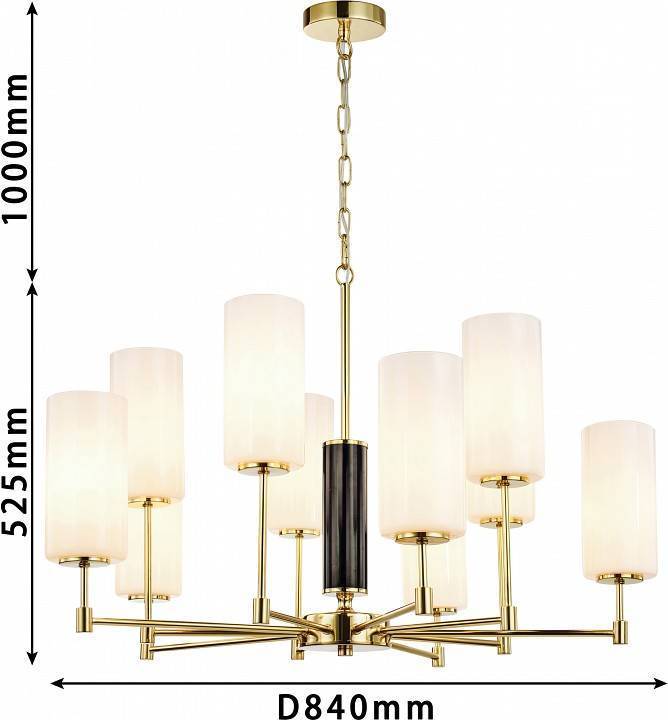 Подвесная люстра Favourite Palmarius 10 ламп 2815-10P