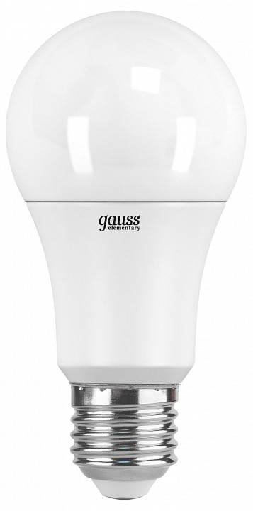Лампа светодиодная Gauss Black A60 10 Вт E27 4100 К 23220