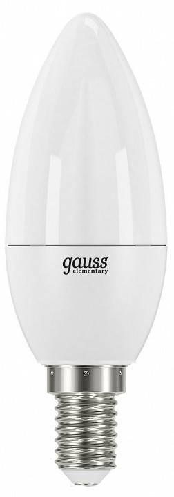 Лампа светодиодная Gauss Elementary Свеча E14 12 Вт 6500 K 33132
