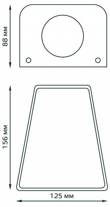 Накладной светильник Gauss Sigma GD164