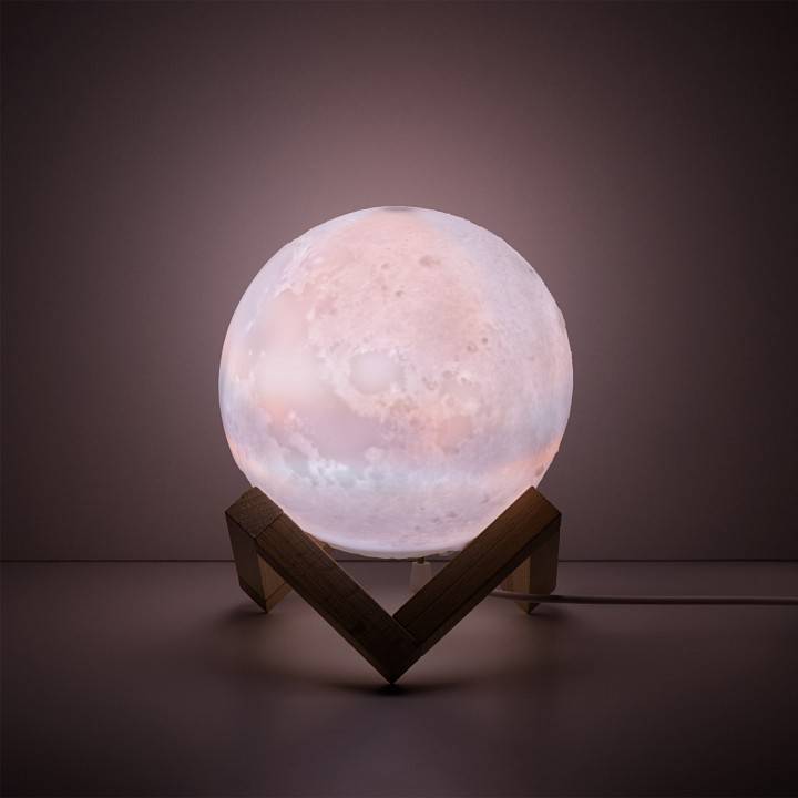 Настольная лампа-ночник Gauss Луна NN004