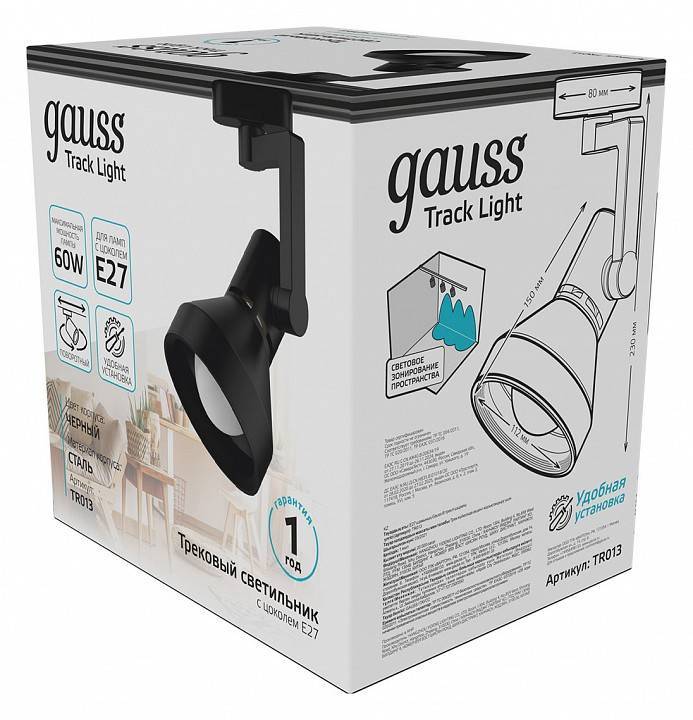 Светильник на штанге Gauss TR TR013