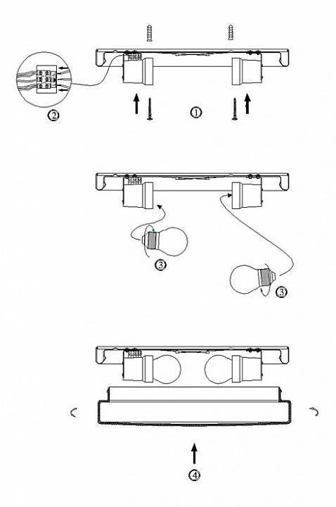 Светильник потолочный Globo Opal 48402
