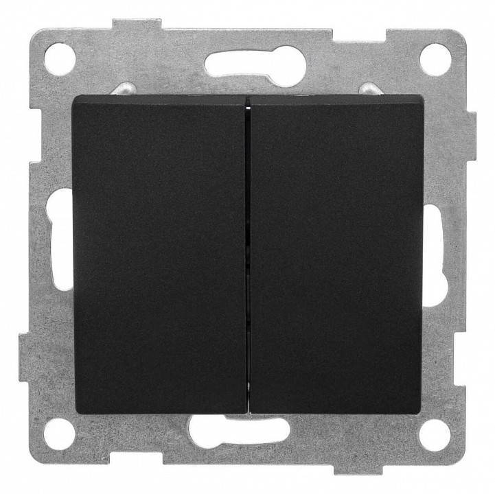 Выключатель проходной двухклавишный без рамки Gusi Electric BRAVO С10В8-010