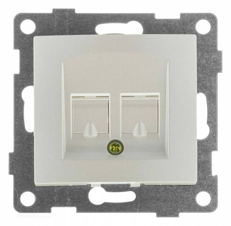 Розетка Ethernet RJ-45 без рамки Gusi Electric BRAVO С10К1-028