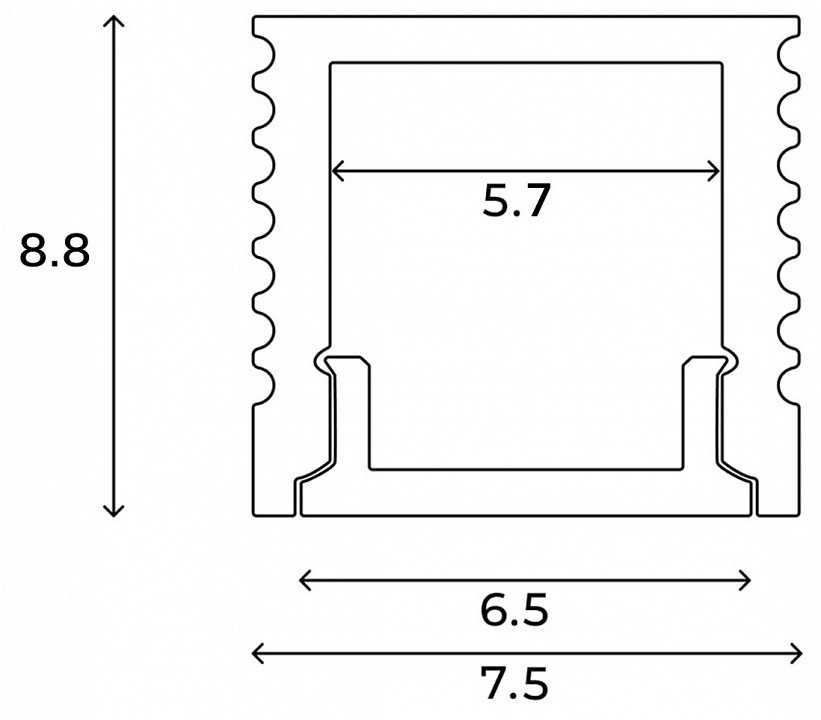 Короб накладной Hesby Lighting Line HSBL_0198