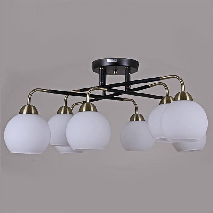 Потолочная люстра ILLUMICO  IL0252-8CSQ-79 BK AB