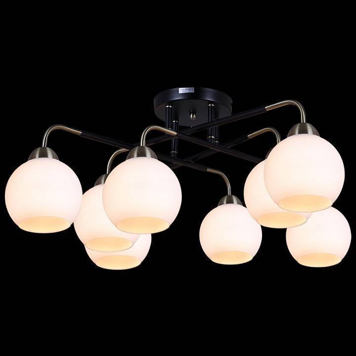 Потолочная люстра ILLUMICO  IL0252-8CSQ-79 BK AB