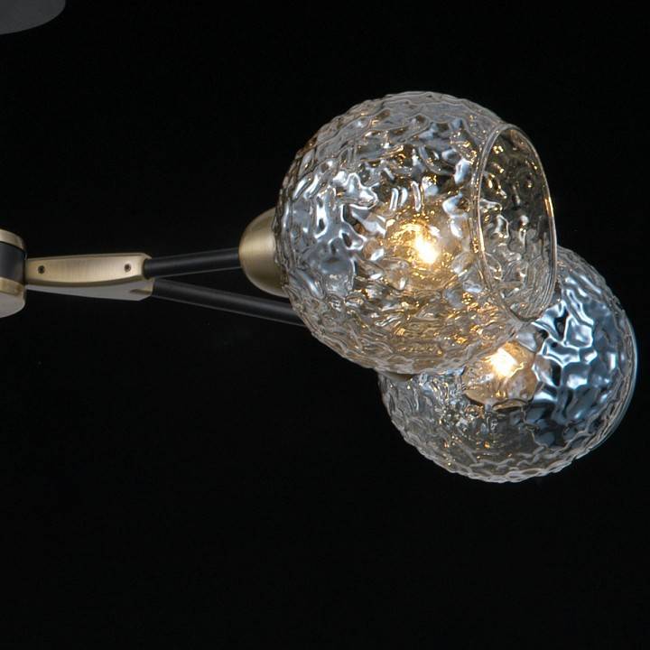 Люстра на штанге ILLUMICO  IL0253-4CSQ-79 BK AB