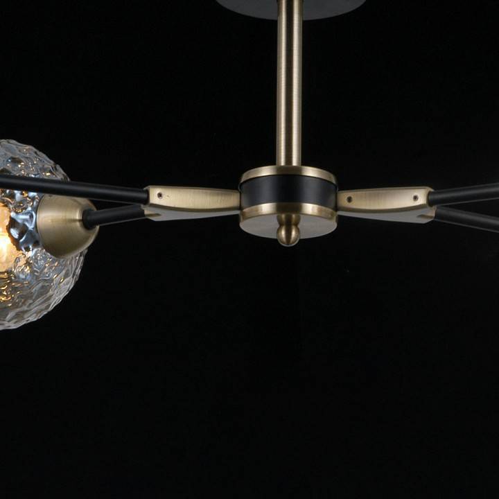 Люстра на штанге ILLUMICO  IL0253-4CSQ-79 BK AB