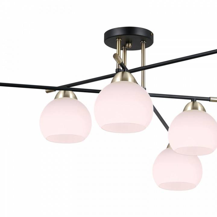 Потолочная люстра ILLUMICO LIBRA IL0446-6CSQ-24 BK AB LIBRA