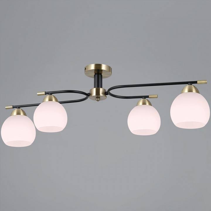 Потолочная люстра ILLUMICO LIBRA IL0638-4CSQ-24 AB BK LIBRA