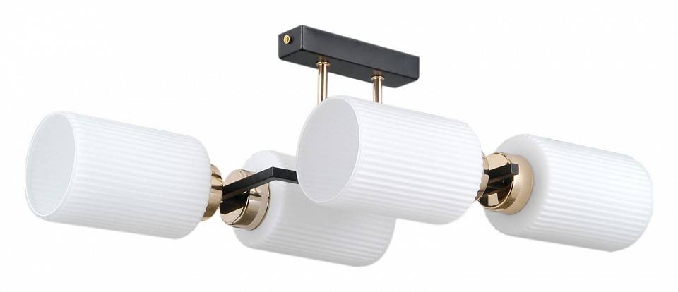 Потолочная люстра ILLUMICO NAPLES IL0809-4ASQ-25 BK AB NAPLES