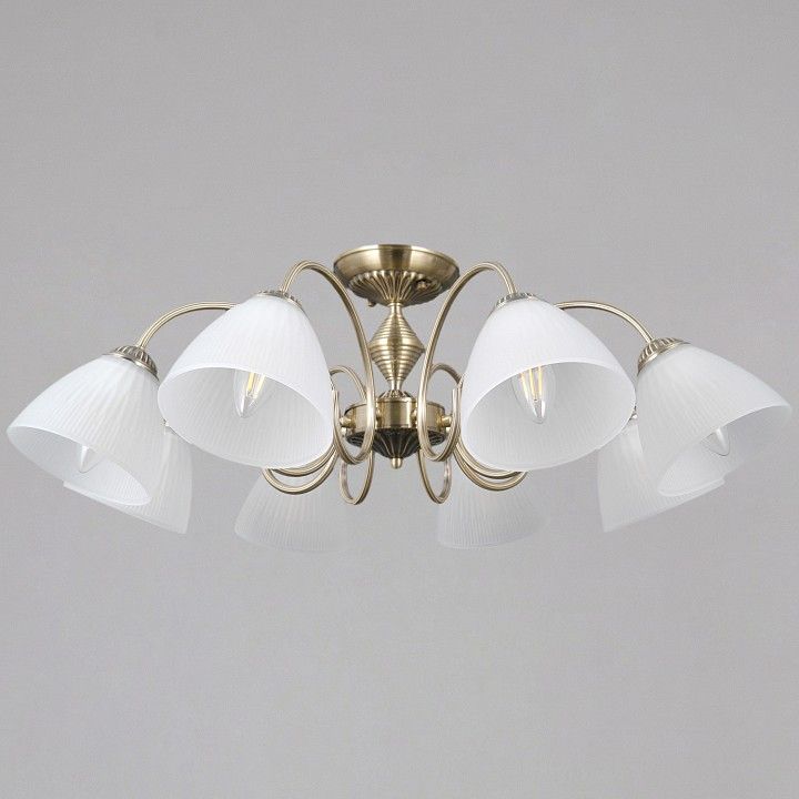 Люстра на штанге ILLUMICO  IL0897-8CSQ-26 AB ELITE