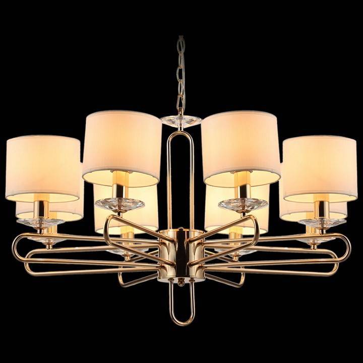 Подвесная люстра ILLUMICO  IL6196-8P-17 GD