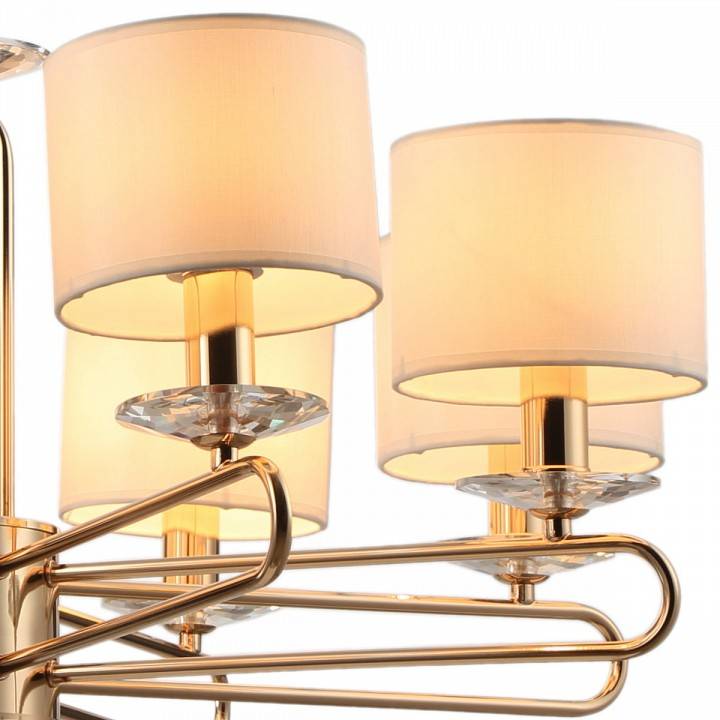 Подвесная люстра ILLUMICO  IL6196-8P-17 GD