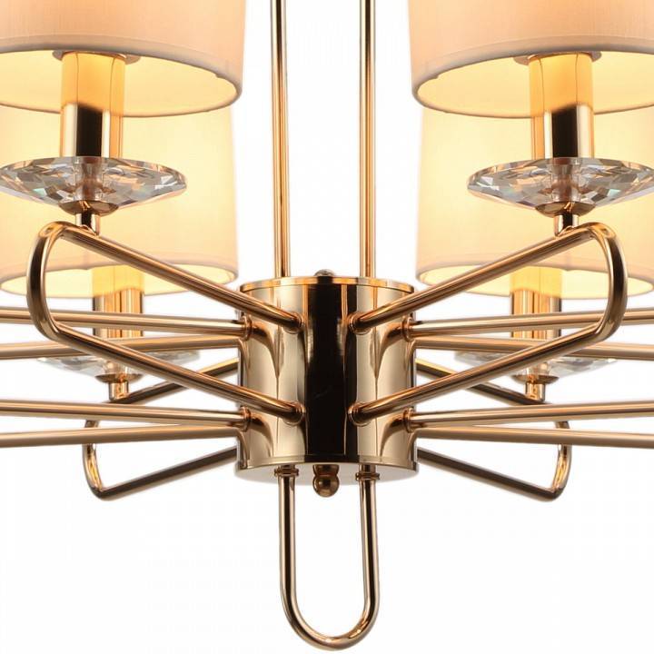 Подвесная люстра ILLUMICO  IL6196-8P-17 GD