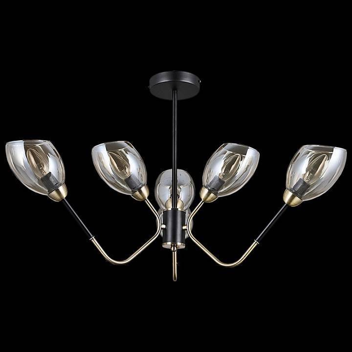 Люстра на штанге ILLUMICO  IL9960-6CSQ-79 BK AB